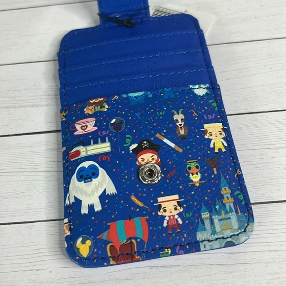 Disney Card Holder Wallet - Disney Parks Chibi NWT - Picture 3 of 12